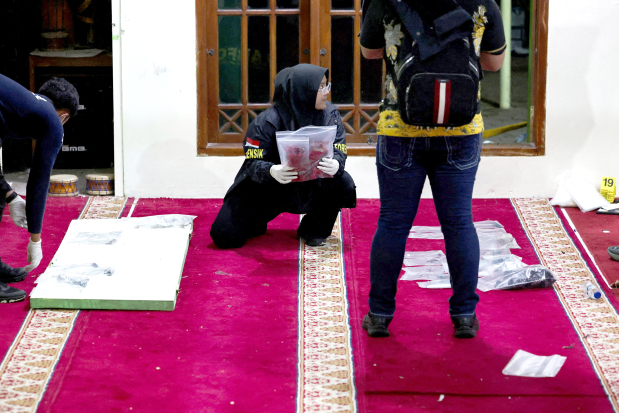 Dozens injured in explosions at Indonesian school mosque